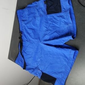 Blue and Black Buckle Closure Swim Trunks by Speedo size XL